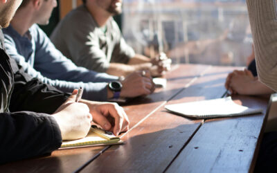 Individuals around a conference table